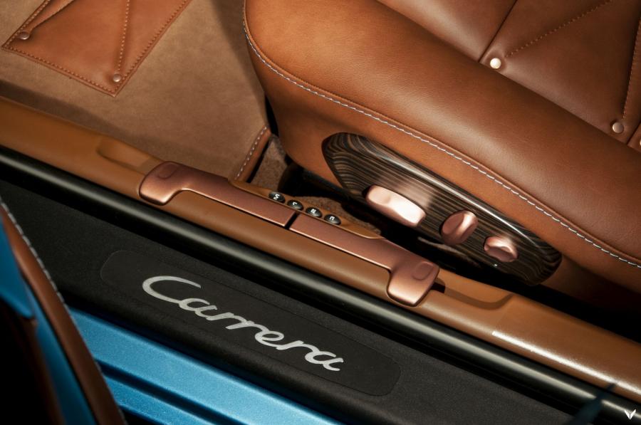 Детали интерьера Porsche 911 Carrera Cabriolet by Vilner 2020 года  (фото 13 из 21)
